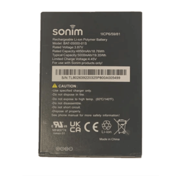 Sonim 5000mAh Li-ion Battery for XP10